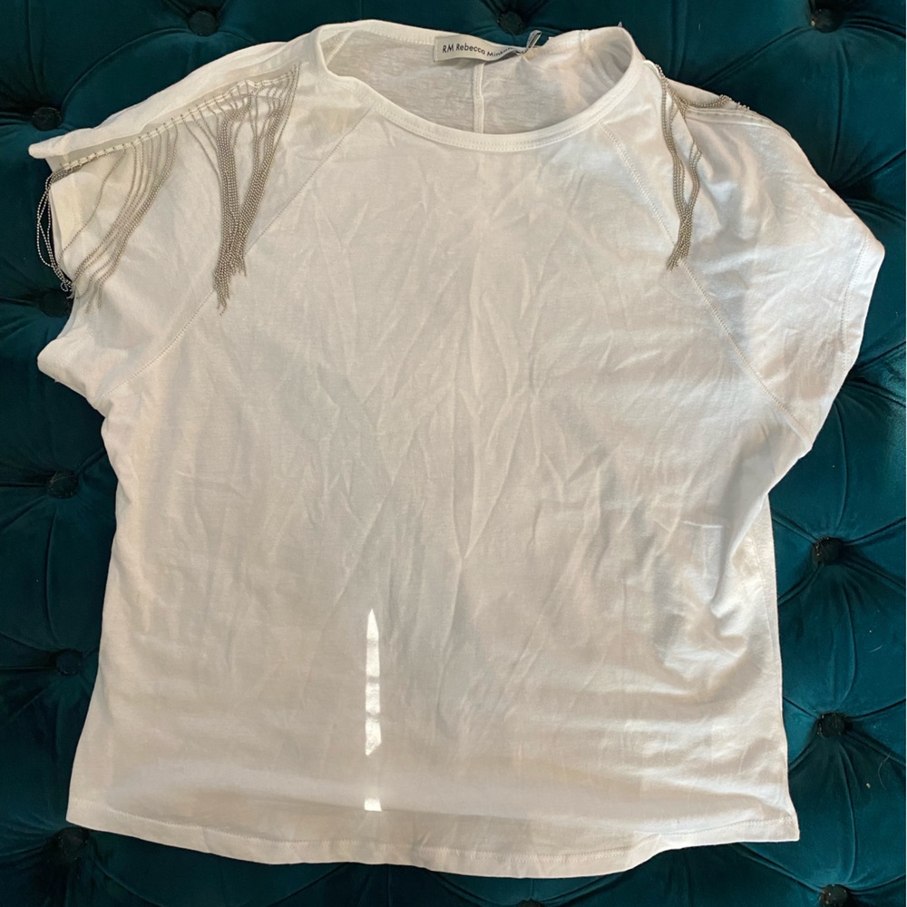 Rebecca minkhoff shirt with tassels